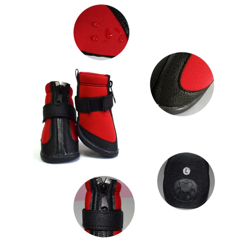 4 Pcs Fashion Pet Waterproof Non-Slid Wear-Resisting Shoes For Small Large Dogs Comfortable Breathable Booties Pet Dog Shoes
4 Pcs Fashion Pet Waterproof Non-Slid Wear-Resisting Shoes For Small Large Dogs Comfortable Breathable Booties Pet Dog Shoes