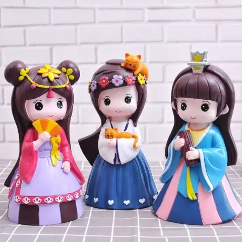 Classical Princess Piggy Bank Girl Mermaid Money Bank Drop-proof Ornaments Coin Bank Viny Chinese Stylel Money Box
Classical Princess Piggy Bank Girl Mermaid Money Bank Drop-proof Ornaments Coin Bank Viny Chinese Stylel Money Box