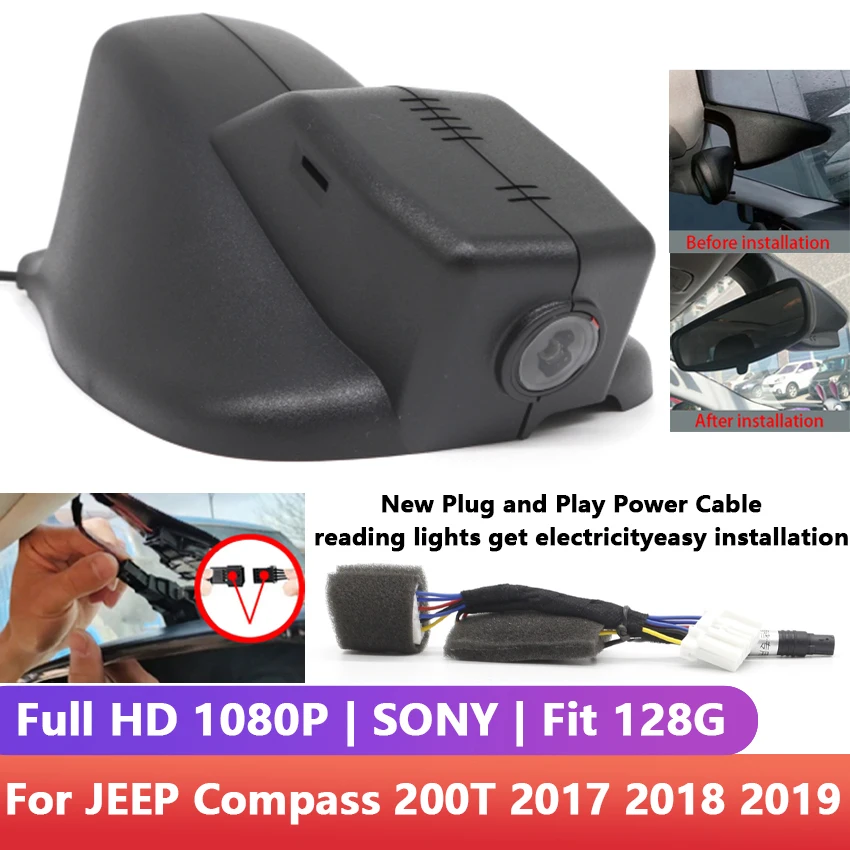Видеорегистратор автомобильный full hd, Wi-Fi, ночное видение, для JEEP Compass 200T 2016 2017 2018 -2023
Видеорегистратор автомобильный full hd, Wi-Fi, ночное видение, для JEEP Compass 200T 2016 2017 2018 -2023