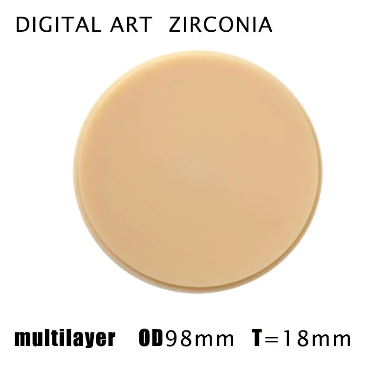 PMMAML98mm18mmA1-D4 Digitalart Lab Dental prostheses Full Denture dentin layer Pink PMMA Block thickness
PMMAML98mm18mmA1-D4 Digitalart Lab Dental prostheses Full Denture dentin layer Pink PMMA Block thickness