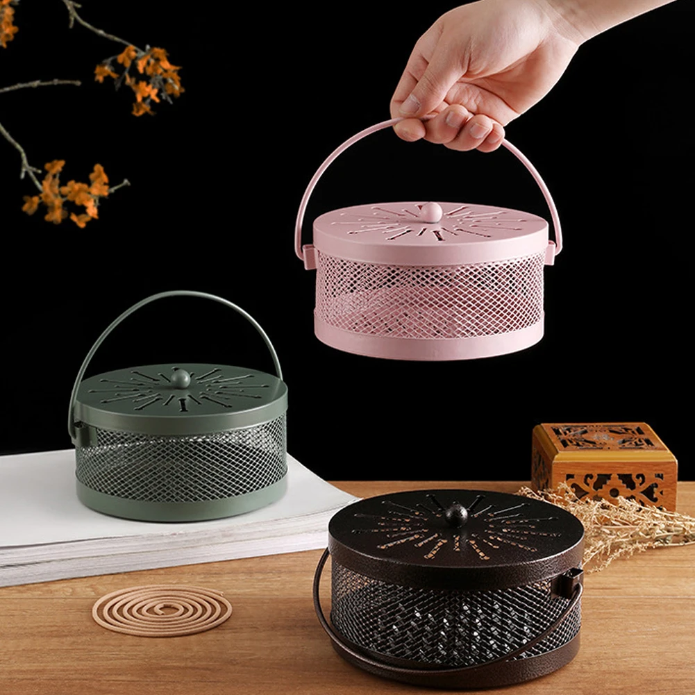 Portable Mosquito Coils Holder Large Hotel Metal Repellent Rack With Cover Saft Mosquito Coil Tray Summer Anti-mosquito Supplie
Portable Mosquito Coils Holder Large Hotel Metal Repellent Rack With Cover Saft Mosquito Coil Tray Summer Anti-mosquito Supplie