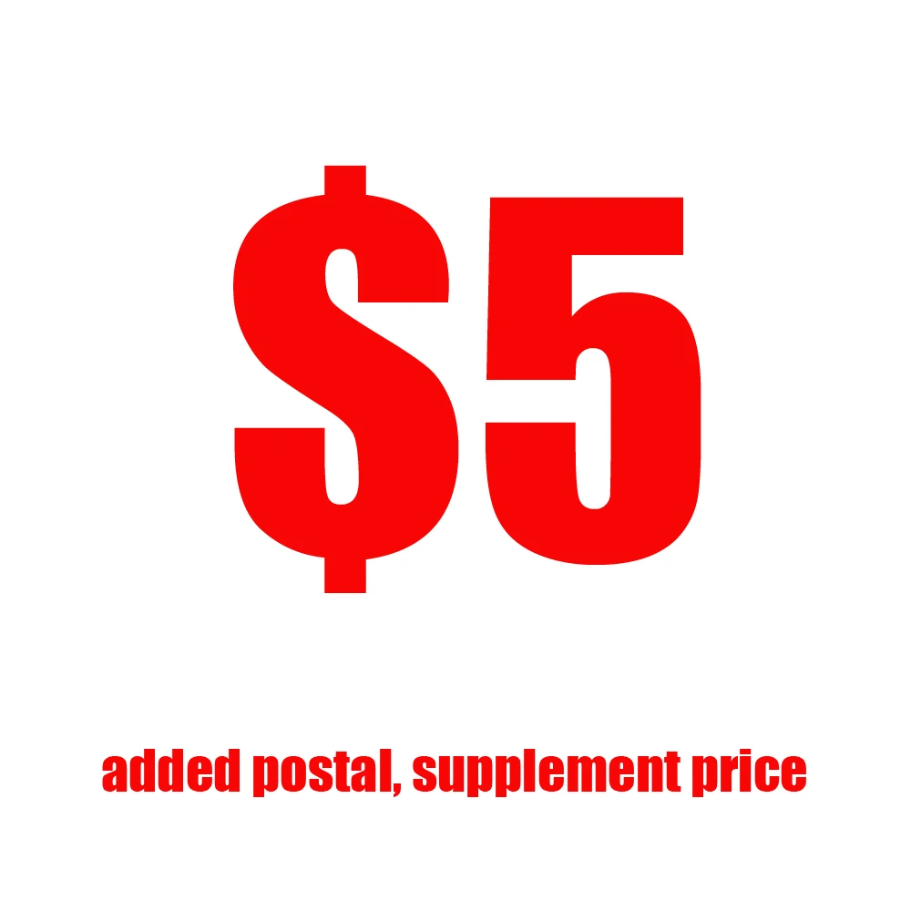 5 Us Dollars Added Postal, Supplement Price
5 Us Dollars Added Postal, Supplement Price