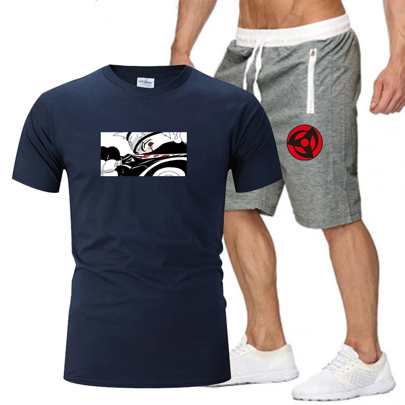 Men's summer T-shirt set 2-piece sportswear basketball suit fitness short sleeve + Shorts Set, o-neck cotton short sleeve
Men's summer T-shirt set 2-piece sportswear basketball suit fitness short sleeve + Shorts Set, o-neck cotton short sleeve