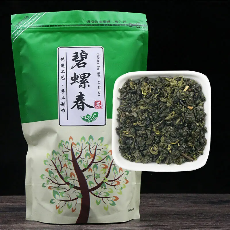 

2021 Китай би-Луо-Чунь зеленый чай настоящий органический Новый Ранняя весна зеленый чай для похудения здравоохранения
