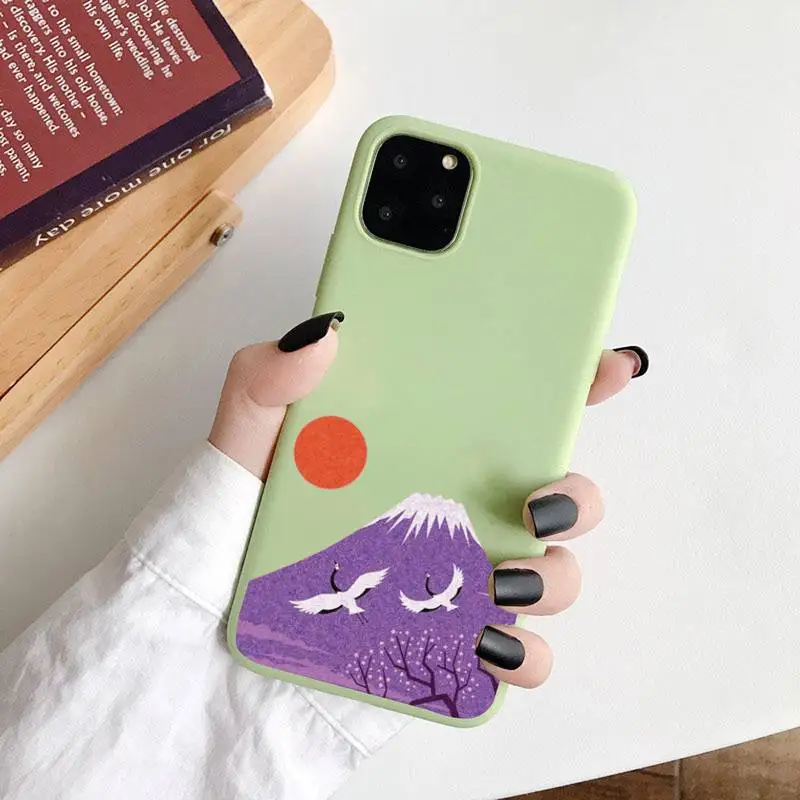 Fuji Mountain Phone Case Green Candy Color for iPhone 6 7 8 11 12 s mini pro X XS XR MAX Plus
Fuji Mountain Phone Case Green Candy Color for iPhone 6 7 8 11 12 s mini pro X XS XR MAX Plus