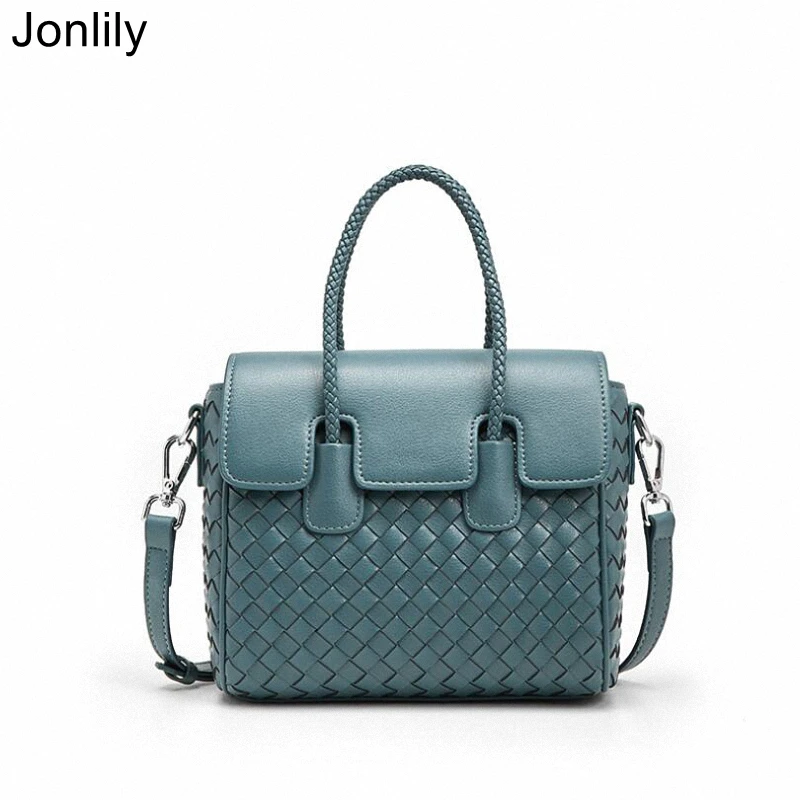 Jonlily Women Woven Genuine Leather Shoulder Bag Female Messenger Crossbody Bag Handbags Totes Teens Daybag Purse -KG649
Jonlily Women Woven Genuine Leather Shoulder Bag Female Messenger Crossbody Bag Handbags Totes Teens Daybag Purse -KG649