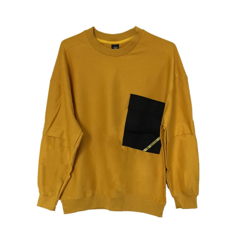 New Autumn Men Long Sleeves Casual Cotton Loose Fashion Long Sleeve O Neck T Shirt Top Pocket Splicing Brand Clothing
New Autumn Men Long Sleeves Casual Cotton Loose Fashion Long Sleeve O Neck T Shirt Top Pocket Splicing Brand Clothing