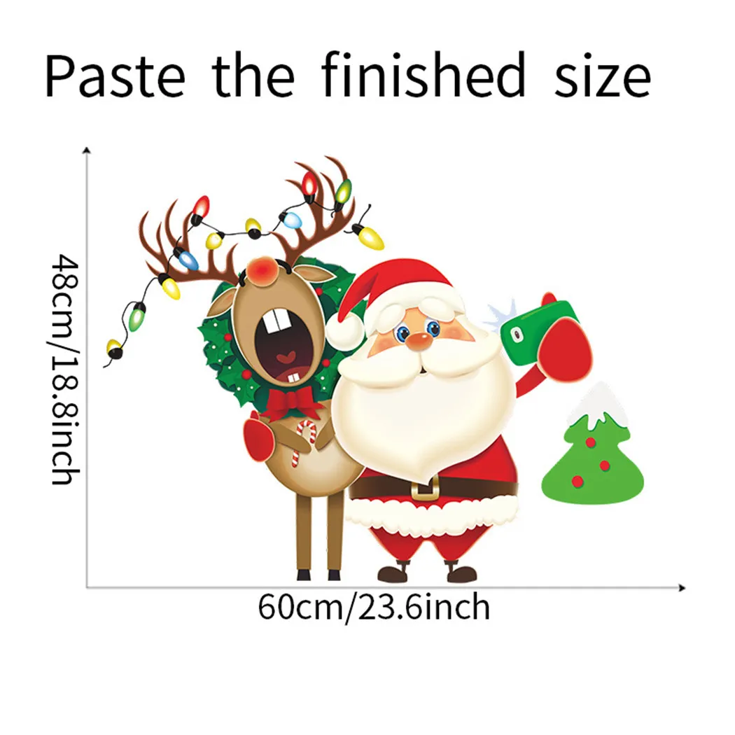 1 Set Christmas Xmas Santa Removable Stickers PVC DIY Art Decals Wall Home Shop Party Decals Decoration
1 Set Christmas Xmas Santa Removable Stickers PVC DIY Art Decals Wall Home Shop Party Decals Decoration