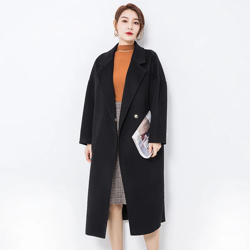 Женское длинное шерстяное пальто, осеннее пальто в Корейском стиле, модель 100% WPY1337, 2021
Женское длинное шерстяное пальто, осеннее пальто в Корейском стиле, модель 100% WPY1337, 2021