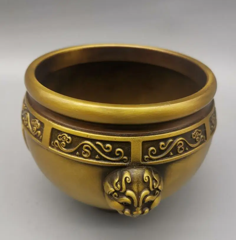 Китай латунь archaize голова зверя рекрут богатство цилиндр ремесла статуя
Китай латунь archaize голова зверя рекрут богатство цилиндр ремесла статуя