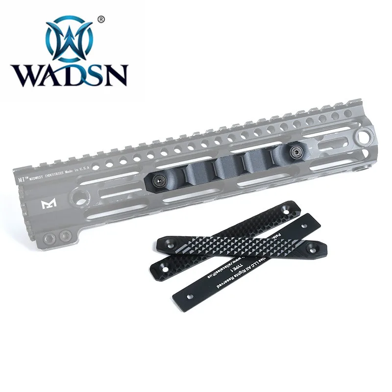 WADSN Тактический RS CNC поручень Крышка для M lok и Keymod длинные Railscales стиль WME08002