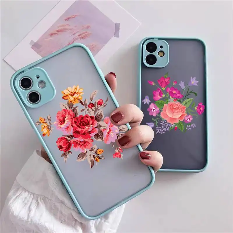 Colorful Flower Phone Case For iphone 13 12 11 xr xs x 7 8 pro max Light blue Soft TPU Silicone Clear Case Cover
Colorful Flower Phone Case For iphone 13 12 11 xr xs x 7 8 pro max Light blue Soft TPU Silicone Clear Case Cover