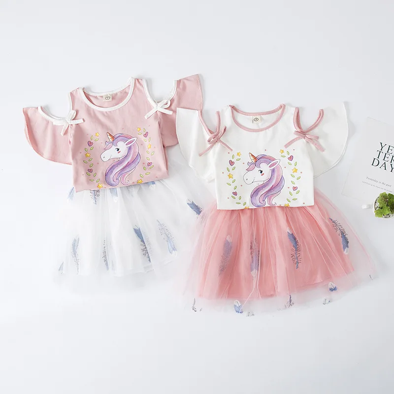 Summer Pretty Girls Set Animal Printed Children Short Sleeve T-shirt Top+Mesh Skirt 2PCS Kids Suit Fashion 2-6Y Children Clothes
Summer Pretty Girls Set Animal Printed Children Short Sleeve T-shirt Top+Mesh Skirt 2PCS Kids Suit Fashion 2-6Y Children Clothes