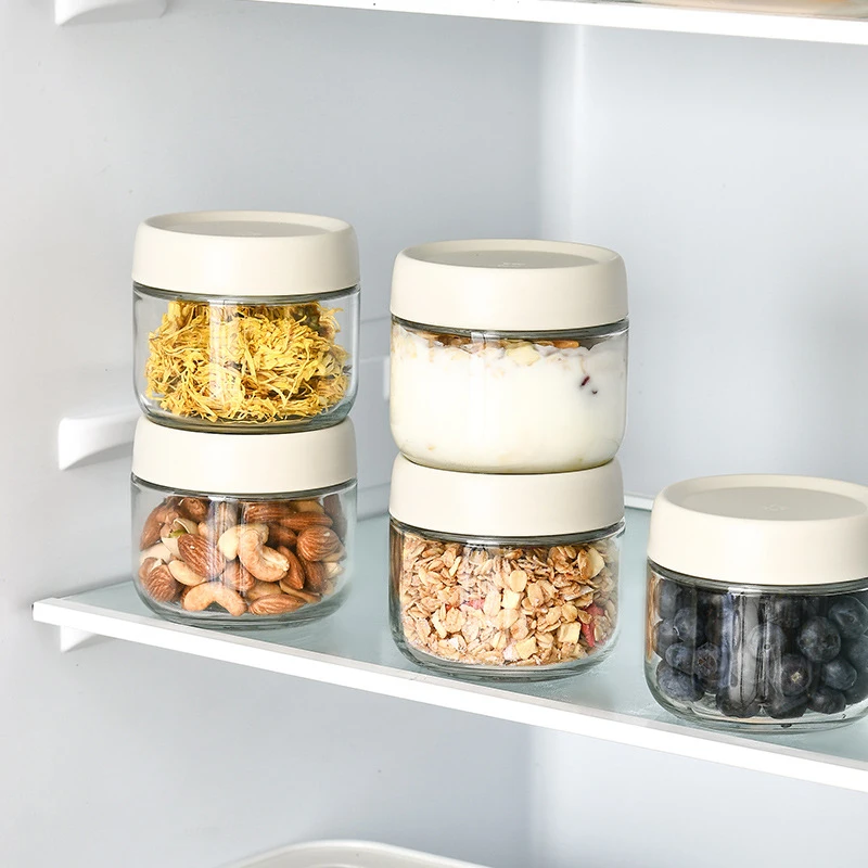 Glass Storage Jar Sealed Food Storage Container Household Multi-function Small Tea Cans Grains Candy Storage Salad Dessert Bowl
Glass Storage Jar Sealed Food Storage Container Household Multi-function Small Tea Cans Grains Candy Storage Salad Dessert Bowl