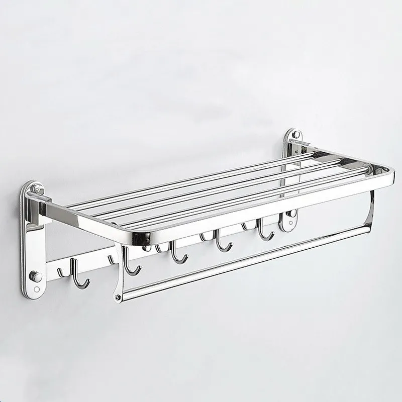 50cm Stainless Steel Towel Rack Hotel Bathroom Towel Bar Wall Foldable Double-layer Towels Shelf
50cm Stainless Steel Towel Rack Hotel Bathroom Towel Bar Wall Foldable Double-layer Towels Shelf