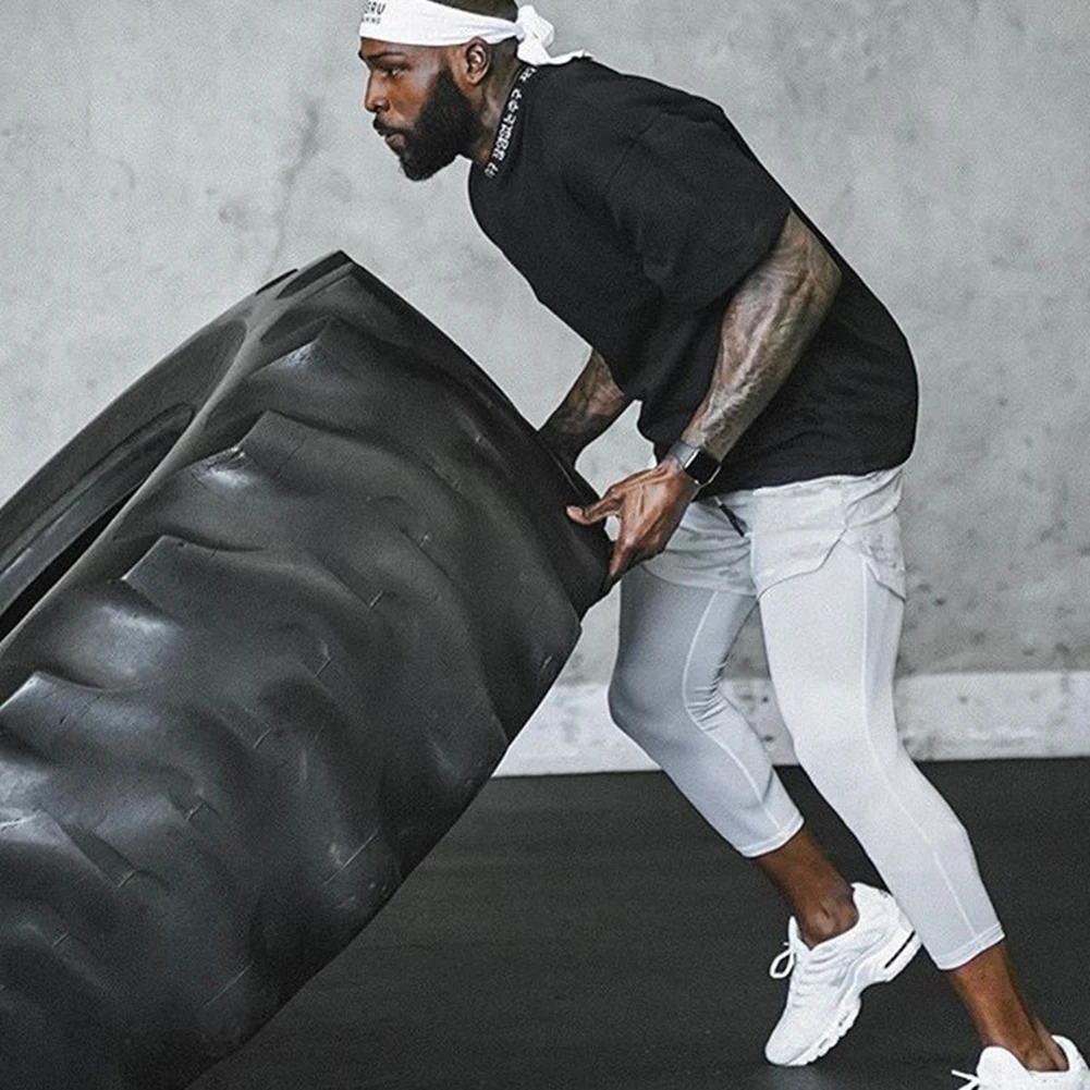 New Fashion Men's Sports Running Fitness Leggings Compression Outdoor Activewear Pants with Pockets
New Fashion Men's Sports Running Fitness Leggings Compression Outdoor Activewear Pants with Pockets