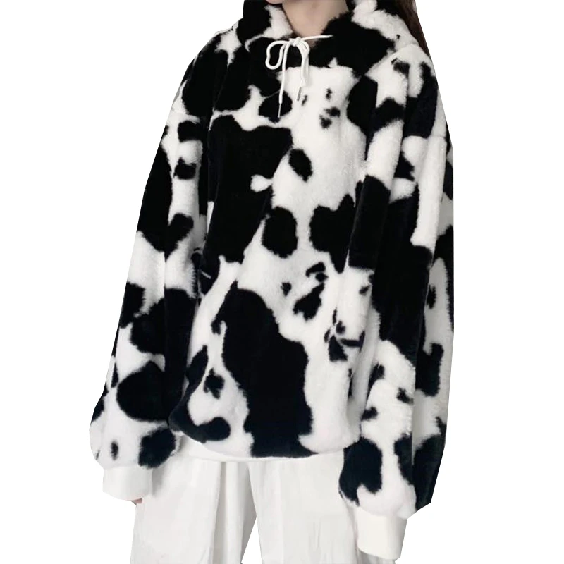 Cow Printed Women Hoodies Autumn Winter Woman Hooded Tops Harajuku Fashion Female Sweatshirt Hoodie Kawaii Ladies Hoodies Tops
Cow Printed Women Hoodies Autumn Winter Woman Hooded Tops Harajuku Fashion Female Sweatshirt Hoodie Kawaii Ladies Hoodies Tops