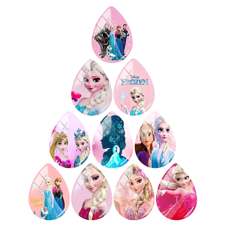 Disney Frozen Princess pattern 18x25mm handmade teardrop drop-shaped glass cabochon dome flat back jewelry production result
Disney Frozen Princess pattern 18x25mm handmade teardrop drop-shaped glass cabochon dome flat back jewelry production result