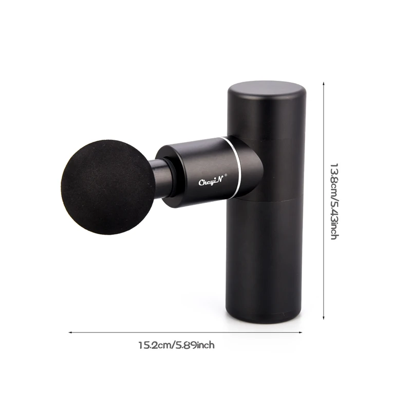 Mini Electric Fascia Gun Deep Tissue Percussion Muscle Massager Powerful Vibration Massage Gun with 4 Replaceable Massage Heads
Mini Electric Fascia Gun Deep Tissue Percussion Muscle Massager Powerful Vibration Massage Gun with 4 Replaceable Massage Heads