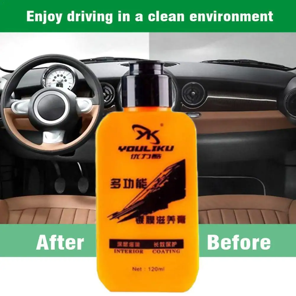 120ml Car Leather And Plastic Repair Agent Washable Refresh Aging Plastic And Leather Auto Interior Parts Coating Agent
120ml Car Leather And Plastic Repair Agent Washable Refresh Aging Plastic And Leather Auto Interior Parts Coating Agent