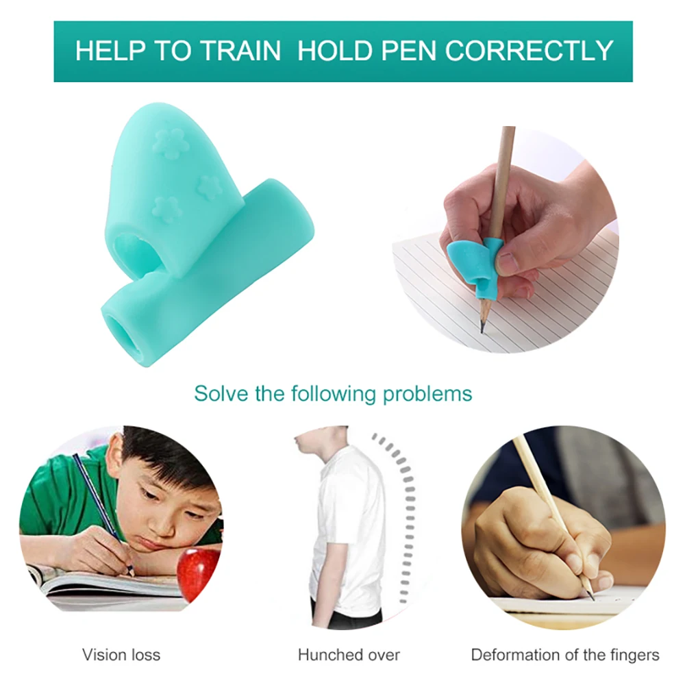 Color Random 3 Pencils Handle Right Hand Helps Children Learn Holding Pen And Writing Posture Correction Magic Fits Pencil Soft
Color Random 3 Pencils Handle Right Hand Helps Children Learn Holding Pen And Writing Posture Correction Magic Fits Pencil Soft