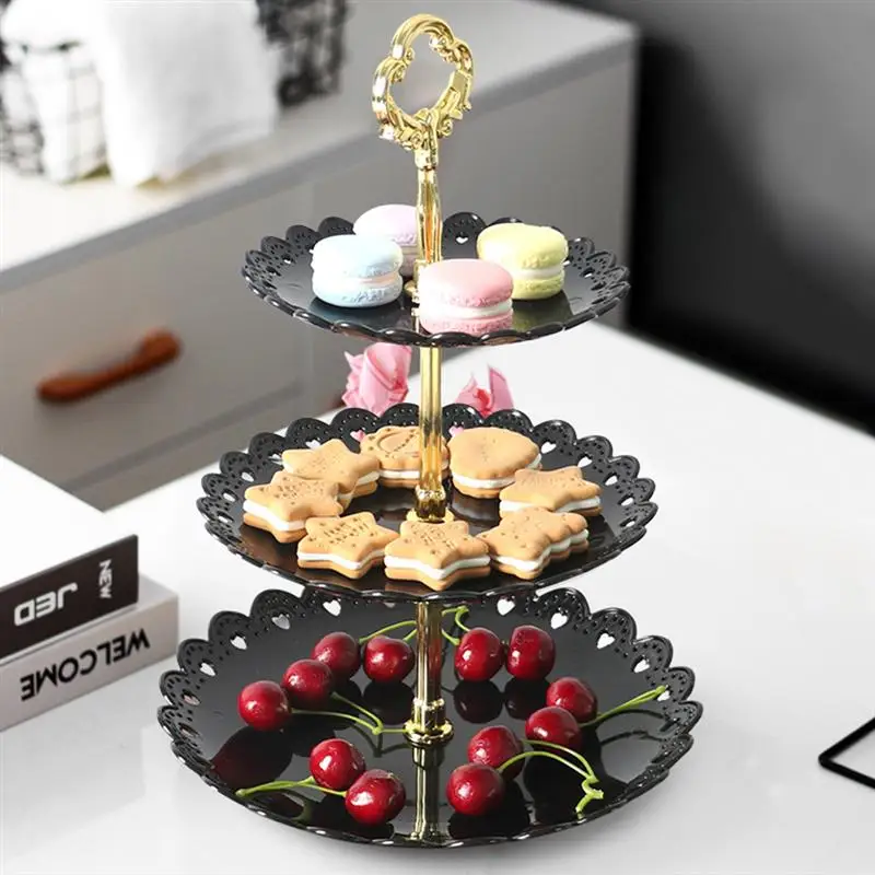 European Three-layer Cake Stand Wedding Party Dessert Table Candy Fruit Plate Cake Self-help Display Home Table Decoration Trays
European Three-layer Cake Stand Wedding Party Dessert Table Candy Fruit Plate Cake Self-help Display Home Table Decoration Trays