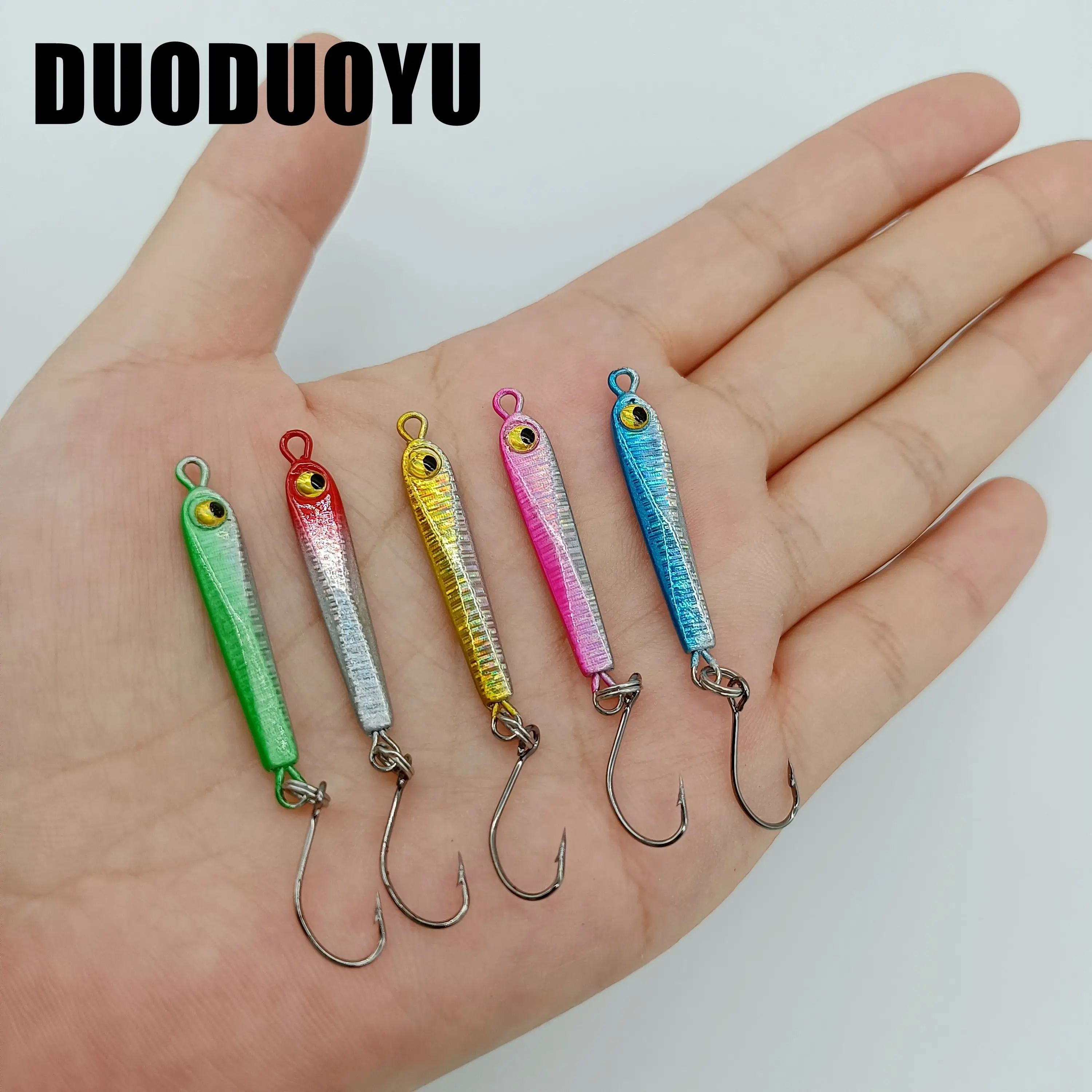 DUODUOYU 5 шт./лот небольшие приманки для рыбной ловли с берега 3 г/6 г мини-железная искусственная жесткая приманка рыболовные аксессуары
DUODUOYU 5 шт./лот небольшие приманки для рыбной ловли с берега 3 г/6 г мини-железная искусственная жесткая приманка рыболовные аксессуары