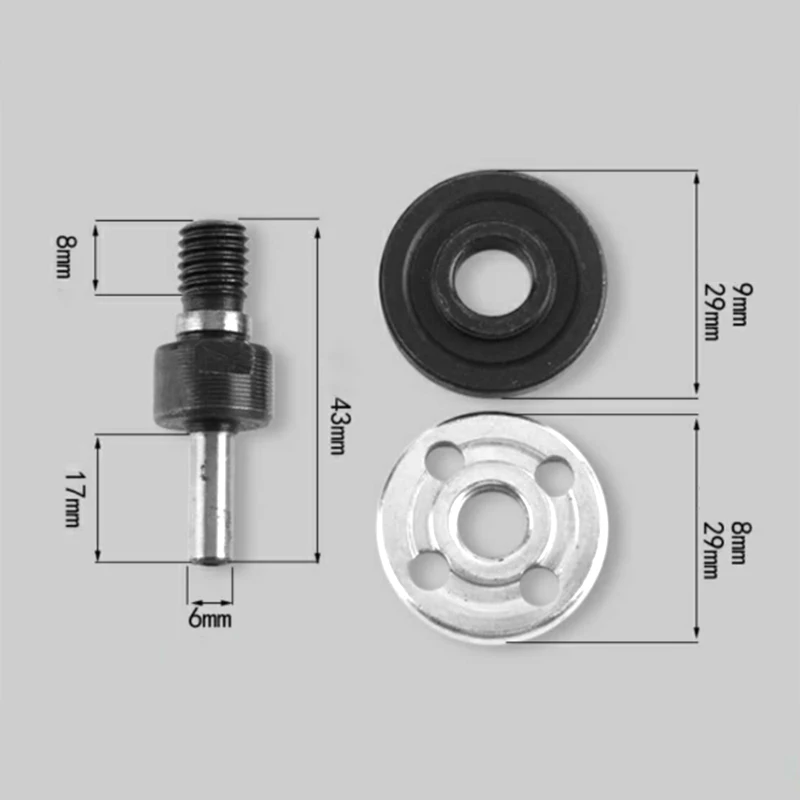 Tools Angle Grinder Mandrel Connecting rods Drill Kit Adapter Grinding