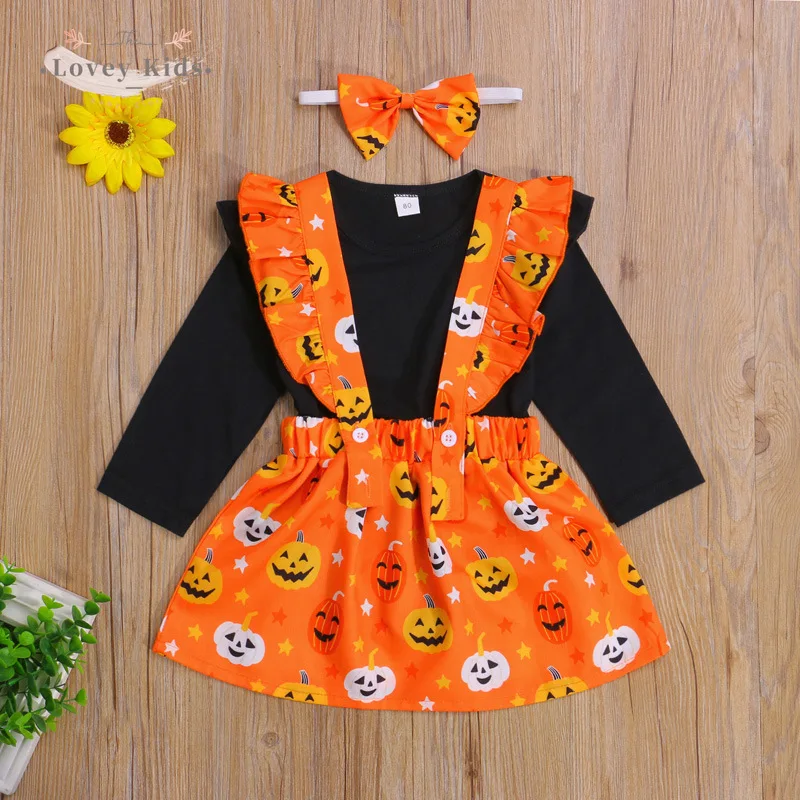 Baby Girl Halloween 3PCS Sets 2021 Flying Sleeve Pumpkin Skirt Long Sleeve Bodysuit Headband Newborn Infant Party Outfit
Baby Girl Halloween 3PCS Sets 2021 Flying Sleeve Pumpkin Skirt Long Sleeve Bodysuit Headband Newborn Infant Party Outfit