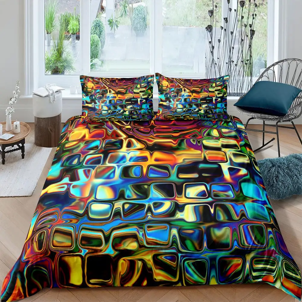 2021 3D Abstract Bedding Set Geometric Duvet Cover Single Double King Size Printing Quilt Cover With Pillowcase Home Textiles
2021 3D Abstract Bedding Set Geometric Duvet Cover Single Double King Size Printing Quilt Cover With Pillowcase Home Textiles