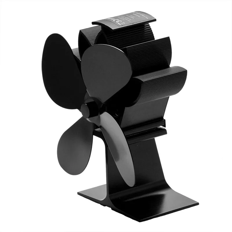 New Fireplace 4 Blades Heat Powered Black Stove Fan Log Wood Burner Eco-fan Quiet Home Fireplace Fan Efficient Heat Distribution
New Fireplace 4 Blades Heat Powered Black Stove Fan Log Wood Burner Eco-fan Quiet Home Fireplace Fan Efficient Heat Distribution