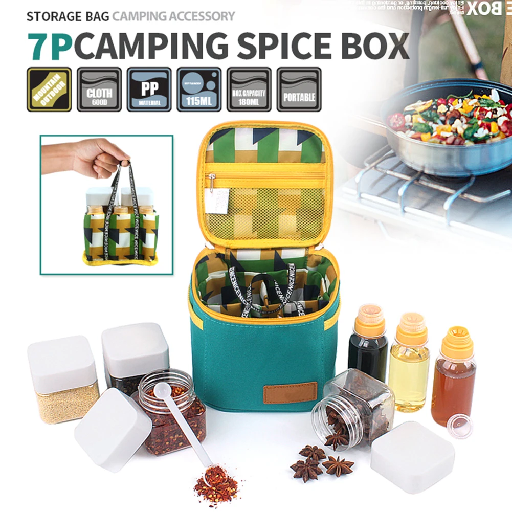 New Outdoor Seasoning Bottle Set Portable Seasoning Pot Barbecue Equipment Camping Seasoning Bottle Kitchen Seasoning Box
New Outdoor Seasoning Bottle Set Portable Seasoning Pot Barbecue Equipment Camping Seasoning Bottle Kitchen Seasoning Box