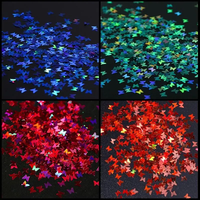 1 Box Women Nail Sequins 3D Butterfly Flakes Sequins Decorative 12 Color Nail Glitter Nail Decoration DIY Nail Art Accessories
1 Box Women Nail Sequins 3D Butterfly Flakes Sequins Decorative 12 Color Nail Glitter Nail Decoration DIY Nail Art Accessories