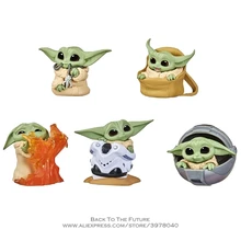 Disney Star Wars 4-6cm Toy Master Baby Yoda Darth PVC Action Figure Anime Figures Collection mini Toy model for children gift