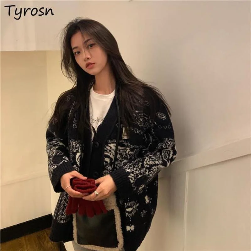 Cardigan Womens Clothing Patchwork All-match Loose Harajuku Elegant Retro Long Sleeve Sweaters Korean Fashion Chic Fall Simple
Cardigan Womens Clothing Patchwork All-match Loose Harajuku Elegant Retro Long Sleeve Sweaters Korean Fashion Chic Fall Simple