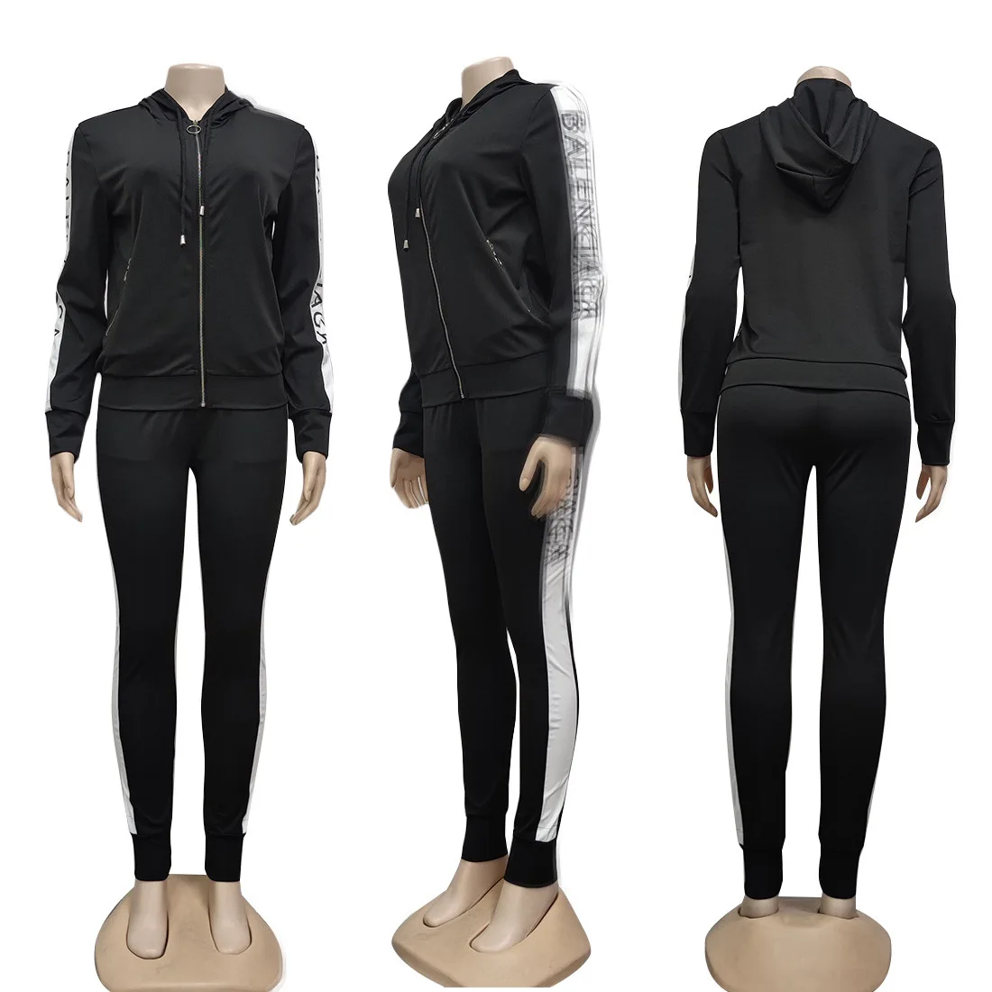 Echoine Autumn Long Sleeve Letter Print Hoodies Sweatshirt Pants Two Piece Set Work Out Matching Set Sporty Jogger Suit New
Echoine Autumn Long Sleeve Letter Print Hoodies Sweatshirt Pants Two Piece Set Work Out Matching Set Sporty Jogger Suit New