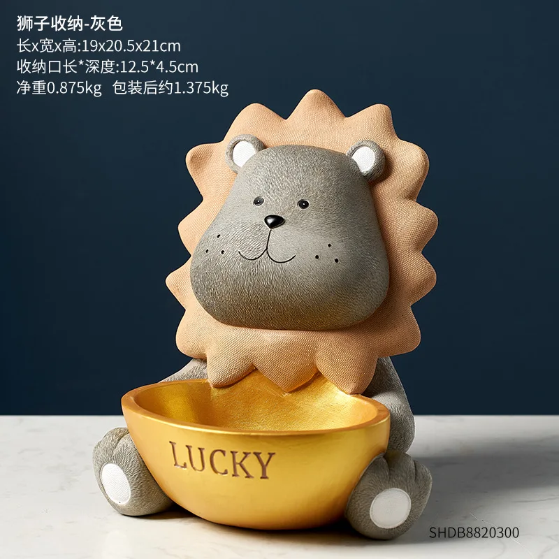 Cute Creative Little Lion Desktop Key Storage Decoration Home Entrance Shoe Cabinet Decoration Ornaments Crafts
Cute Creative Little Lion Desktop Key Storage Decoration Home Entrance Shoe Cabinet Decoration Ornaments Crafts