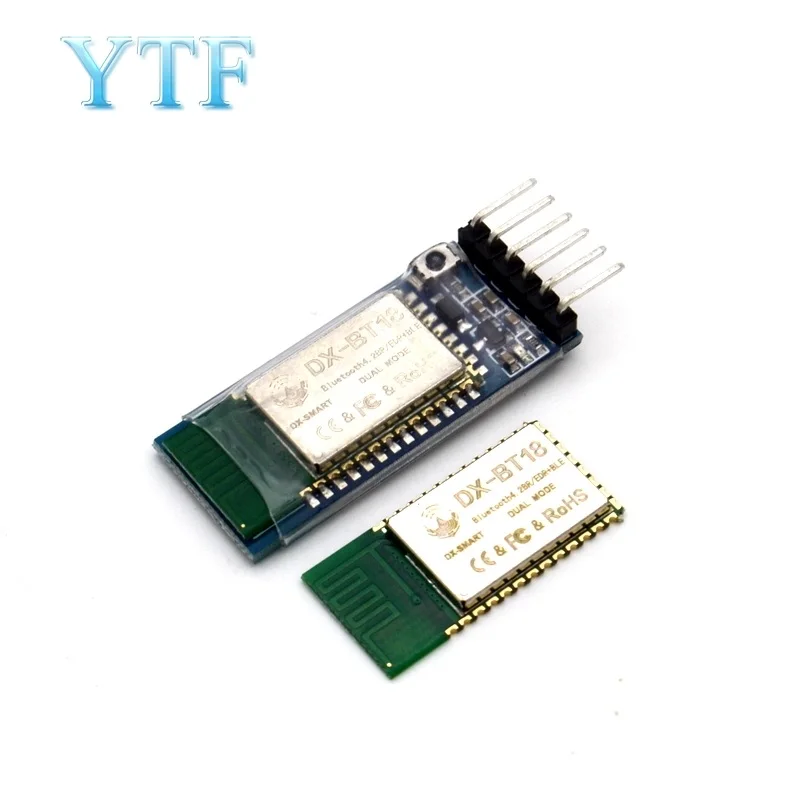 

DX-BT18 Bluetooth dual mode module SPP2.0+BLE4.0 serial port transparent compatible HC-05 06 slave mode