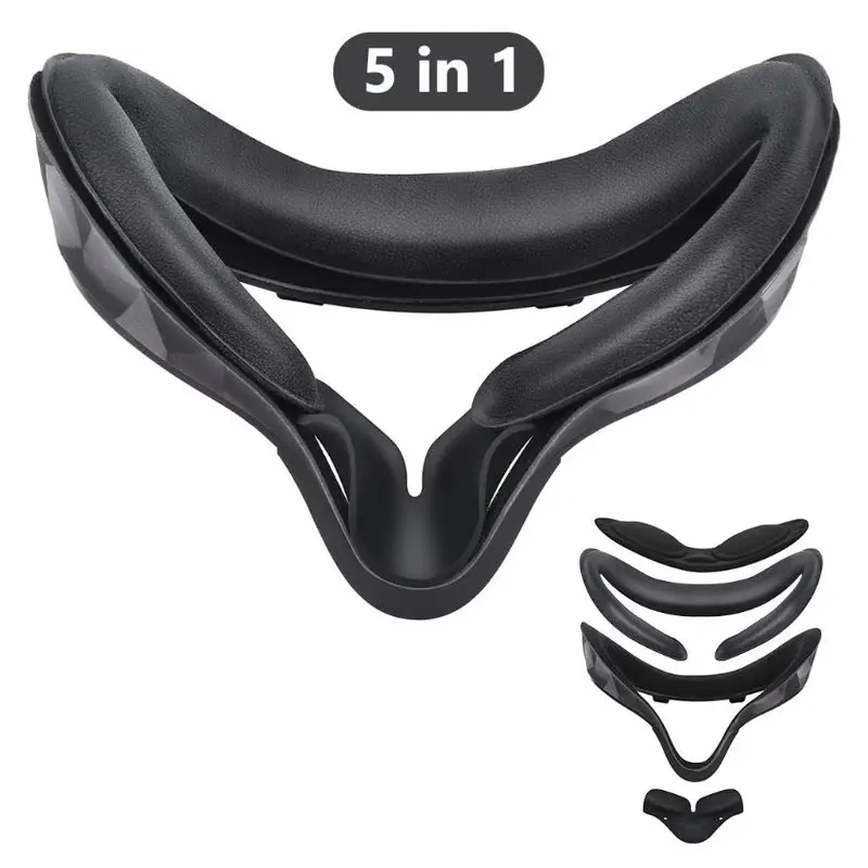 5in1 Face Cover Lens Cover Facial Interface Bracket Anti-Leakage Nose Pad Set for O culus Quest VR Glass Accessories
5in1 Face Cover Lens Cover Facial Interface Bracket Anti-Leakage Nose Pad Set for O culus Quest VR Glass Accessories
