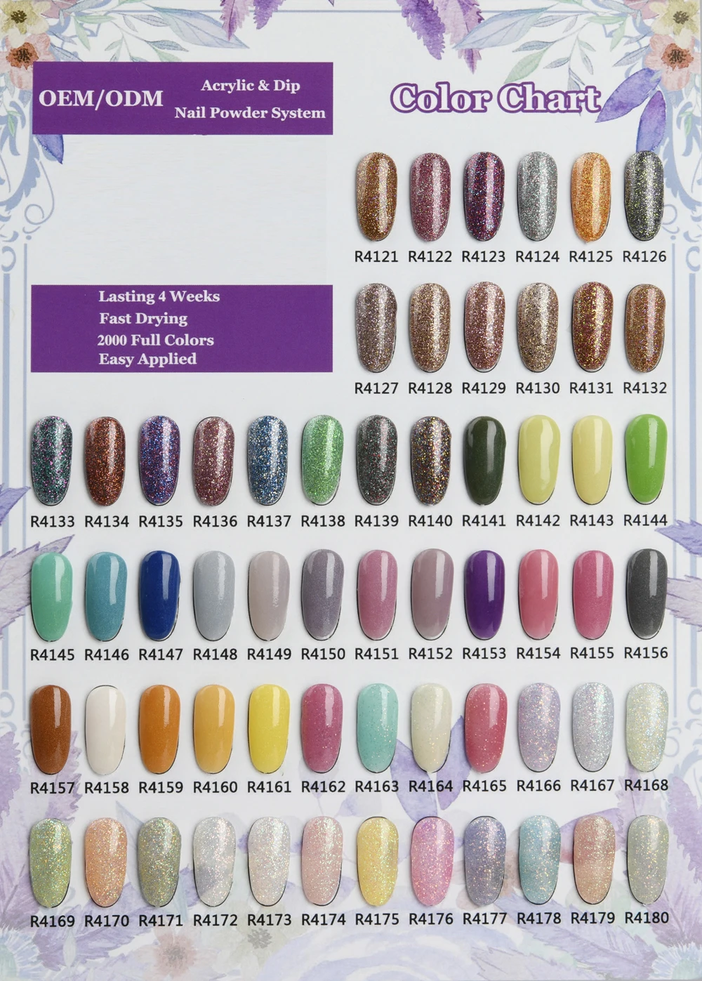 1kg/Bag 180 COLORS LASER ACRYLIC POWDER DIPPING For Fashion Nails Glitter Dust Shiny 2in1 Powder For Manicure Nails Extension
1kg/Bag 180 COLORS LASER ACRYLIC POWDER DIPPING For Fashion Nails Glitter Dust Shiny 2in1 Powder For Manicure Nails Extension