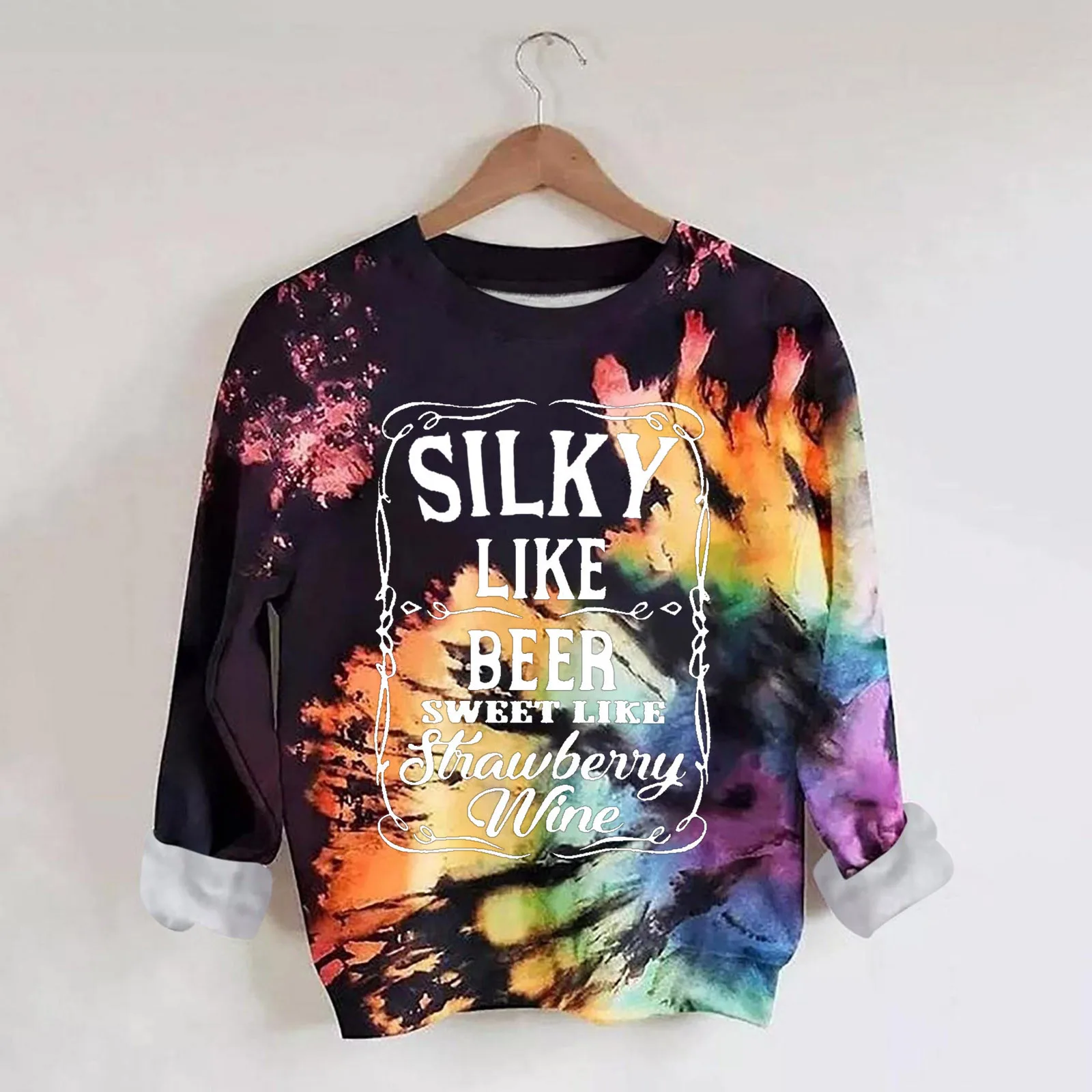 Tie Dye Letter Print Sweatshirt Women Vintage Harajuku Hoodie Loose Pullover O Neck Long Sleeve Fashion Pullover 2021 Autumn New
Tie Dye Letter Print Sweatshirt Women Vintage Harajuku Hoodie Loose Pullover O Neck Long Sleeve Fashion Pullover 2021 Autumn New
