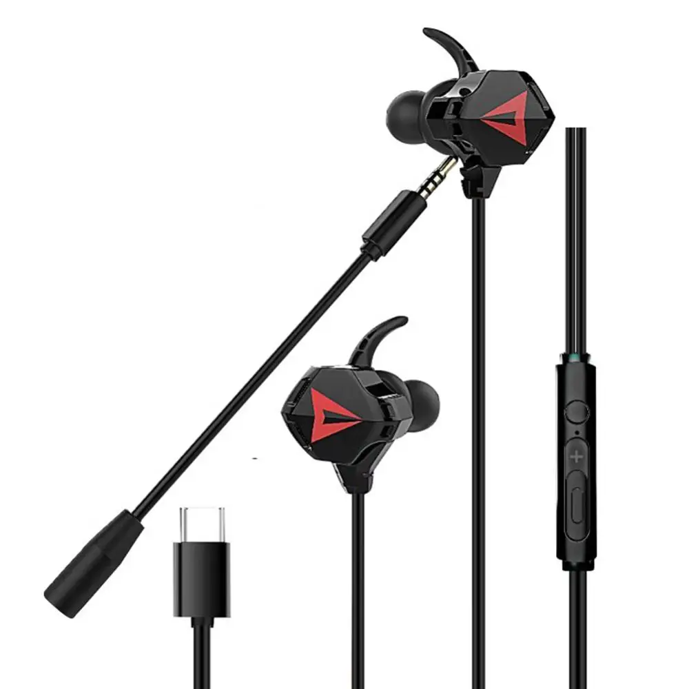 G5 Portable Type-C In-Ear Wired Headset Game With Microphone No Delay Noise Reduction Dynamic Headset
G5 Portable Type-C In-Ear Wired Headset Game With Microphone No Delay Noise Reduction Dynamic Headset