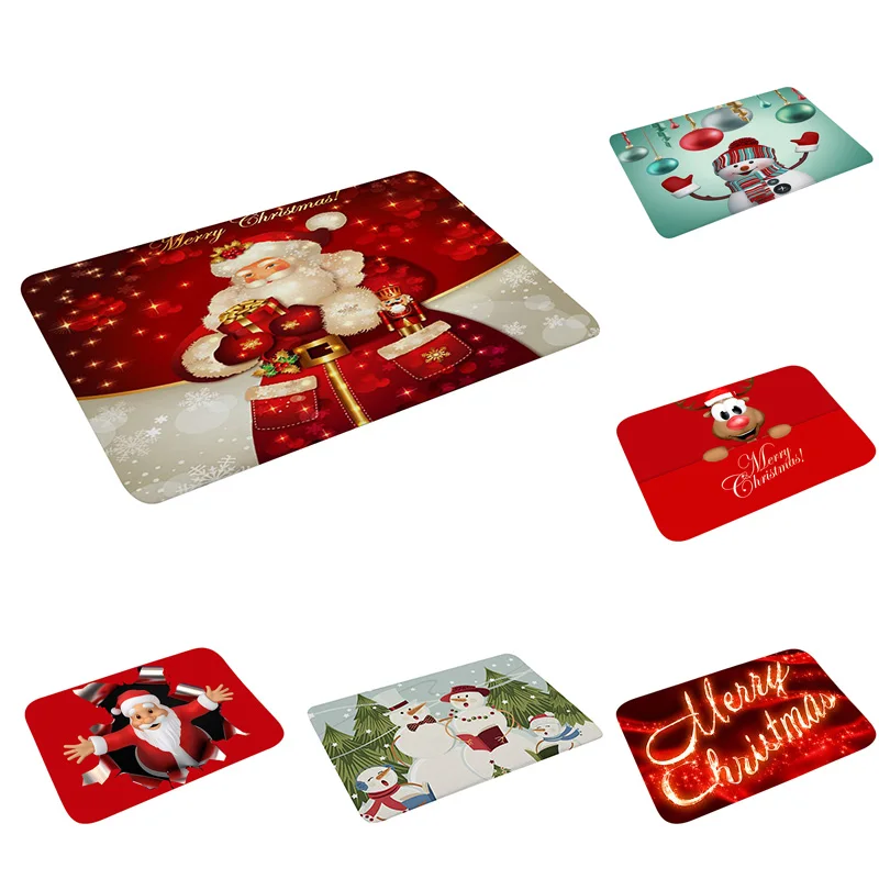 Christmas Bathroom Mat Santa Doormat Ornament Pendant Merry Christmas Decor for Home Bathroom Carpet Floor Mats 40x60cm
Christmas Bathroom Mat Santa Doormat Ornament Pendant Merry Christmas Decor for Home Bathroom Carpet Floor Mats 40x60cm