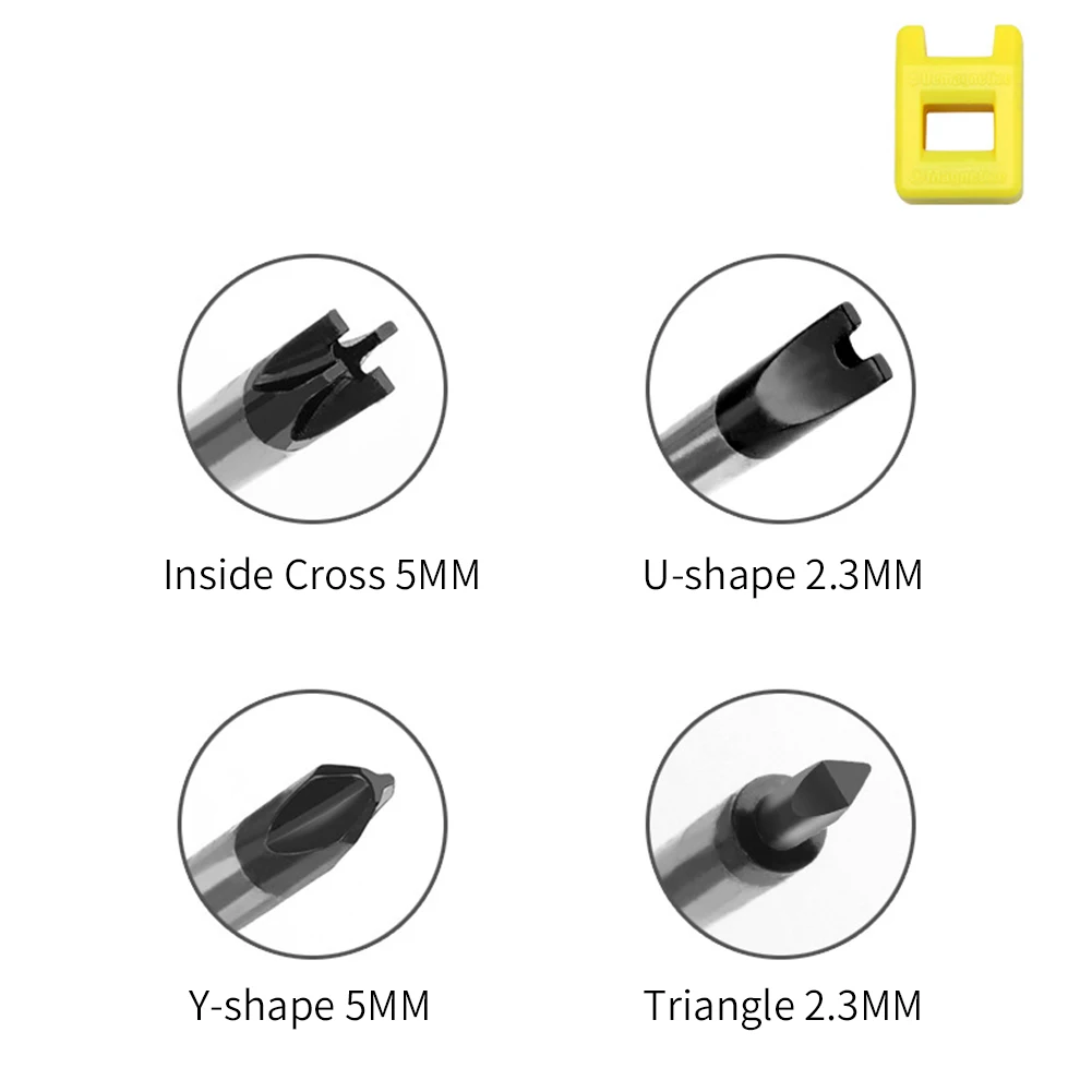 196mm Special-shaped Socket Special U-shaped Y-shaped Triangular Screwdriver 4PCS Set S2 Plastic
196mm Special-shaped Socket Special U-shaped Y-shaped Triangular Screwdriver 4PCS Set S2 Plastic