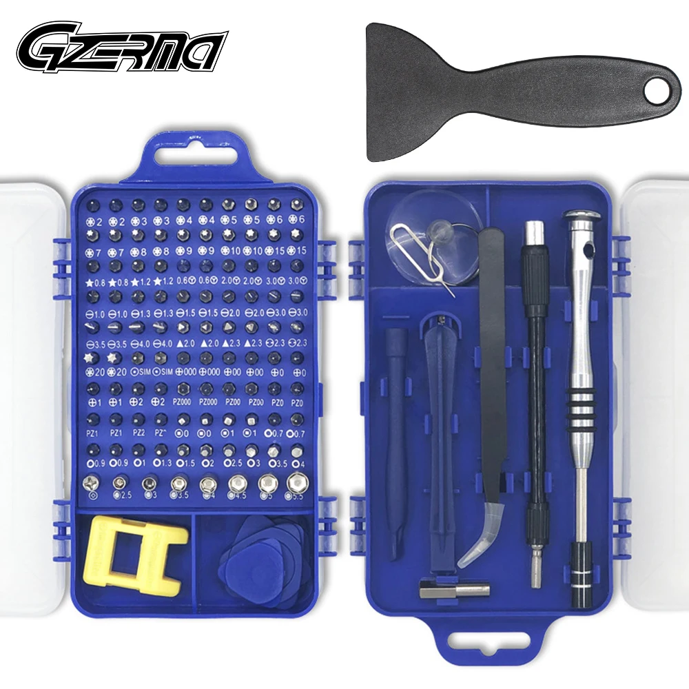 Portable Cell Phone Repair Tool Sets 115 In 1 Precision Screwdriver Set For iPhone Electronics Smartphone Watch Repair Tools Kit
Portable Cell Phone Repair Tool Sets 115 In 1 Precision Screwdriver Set For iPhone Electronics Smartphone Watch Repair Tools Kit