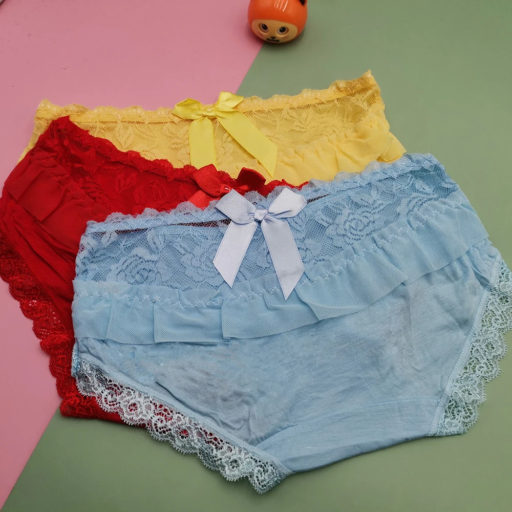 5Pcs Lace Girls Panties Sexy Panty Briefs Women Underwear Lingerie Panties for Female Ladies Floral Pantys Underpants Size M
5Pcs Lace Girls Panties Sexy Panty Briefs Women Underwear Lingerie Panties for Female Ladies Floral Pantys Underpants Size M