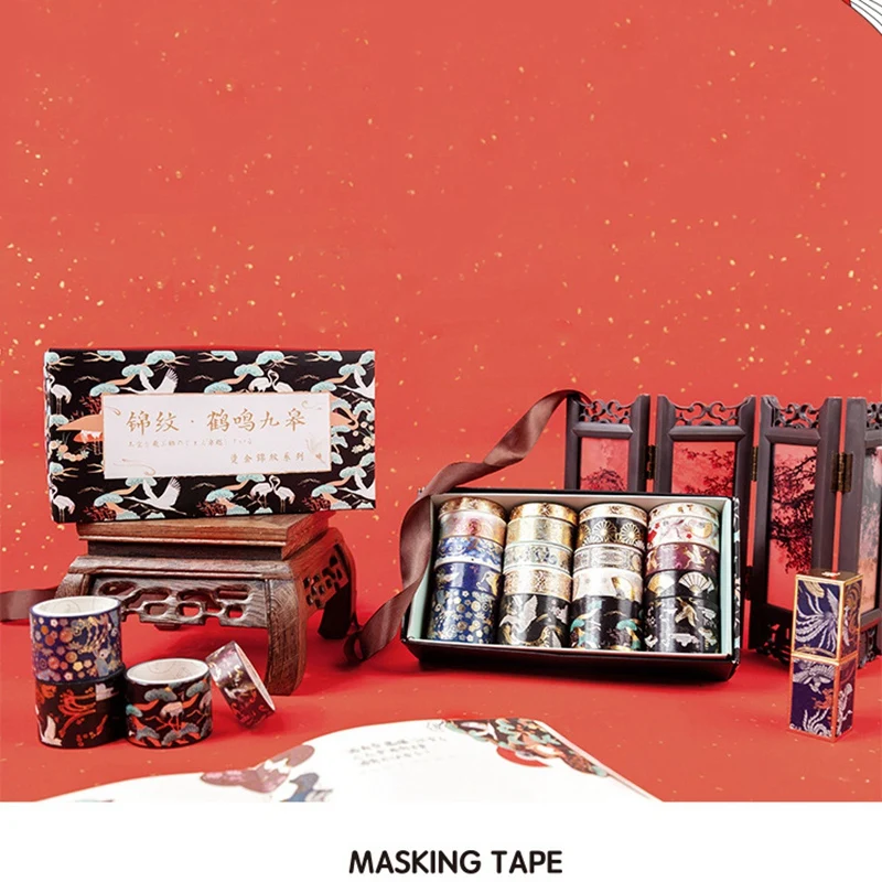 20 Pcs/Set Gold Foil Washi Tape Glitter Washi Tape Set Adhesive Tape DIY Scrapbooking Sticker Label Japanese Stationery B
20 Pcs/Set Gold Foil Washi Tape Glitter Washi Tape Set Adhesive Tape DIY Scrapbooking Sticker Label Japanese Stationery B
