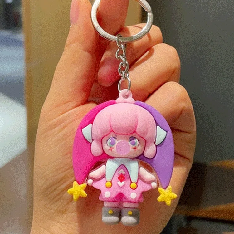 Fashion Metal Keychain Cartoon Cute Purple Pink Bubble Girl Keychain Bag Car Key Chain Accessories Couple Anime Keychain
Fashion Metal Keychain Cartoon Cute Purple Pink Bubble Girl Keychain Bag Car Key Chain Accessories Couple Anime Keychain