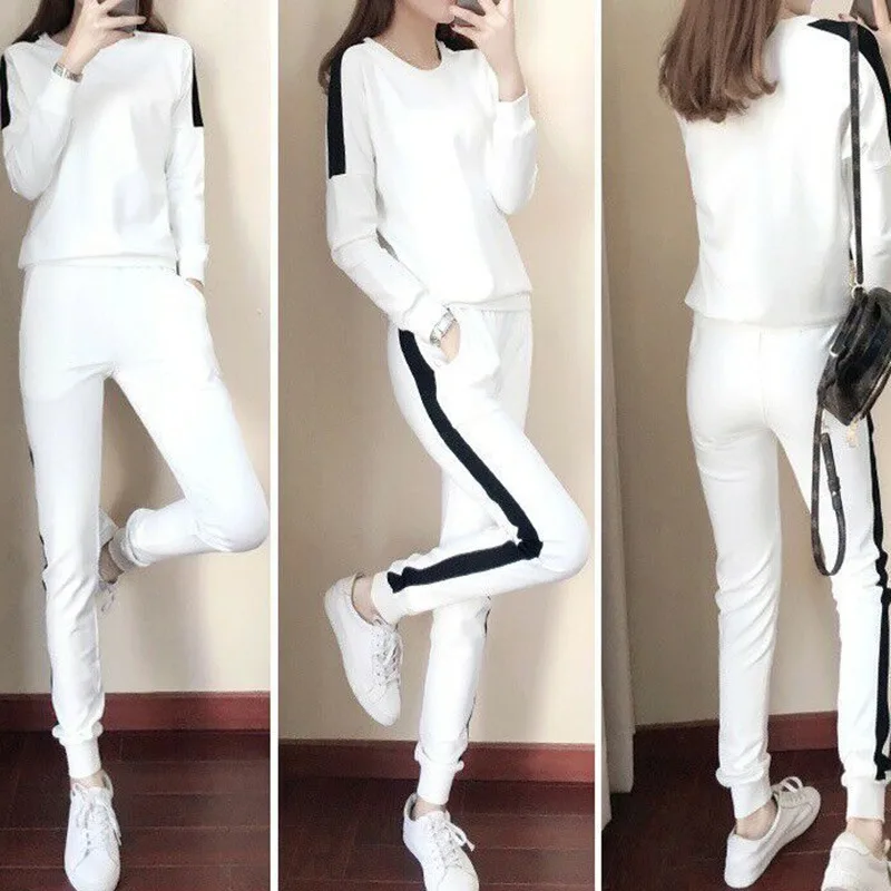 Autumn Loose Women Tracksuits Women Long Sleeve Sweatshirt + Ankle-Length Pants 2PCS/Set x
Autumn Loose Women Tracksuits Women Long Sleeve Sweatshirt + Ankle-Length Pants 2PCS/Set x