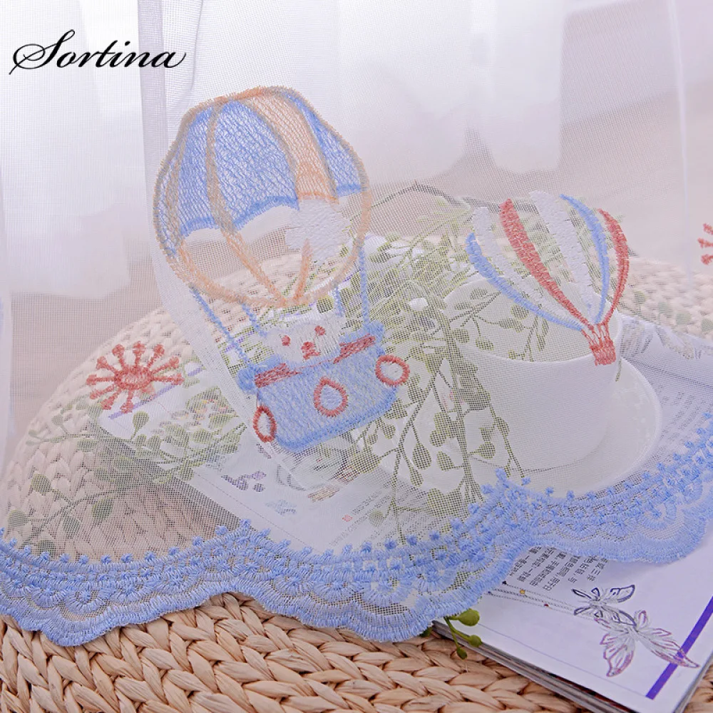 Window Curtains Embroidery Sheer Curtain for Bedroom Living Room Children's room Bear Cartoon Balloon
Window Curtains Embroidery Sheer Curtain for Bedroom Living Room Children's room Bear Cartoon Balloon